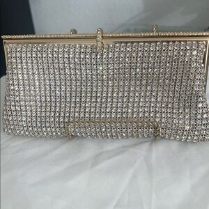 Elegant Silver Evening Clutch